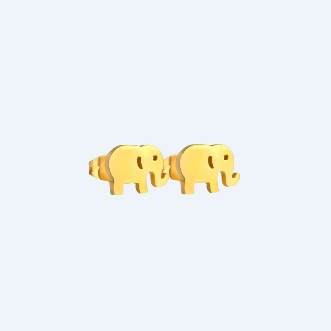Elephant Hypoallergenic Stud Earrings