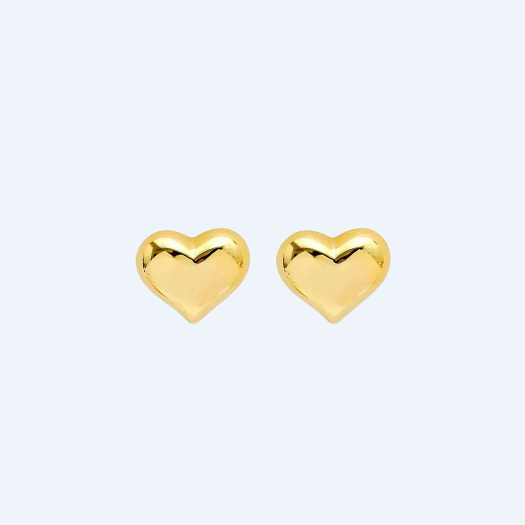 Heart Hypoallergenic Stud Earrings