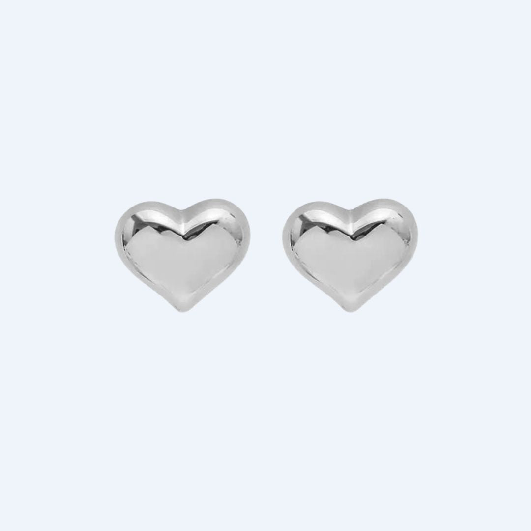 Heart Hypoallergenic Stud Earrings