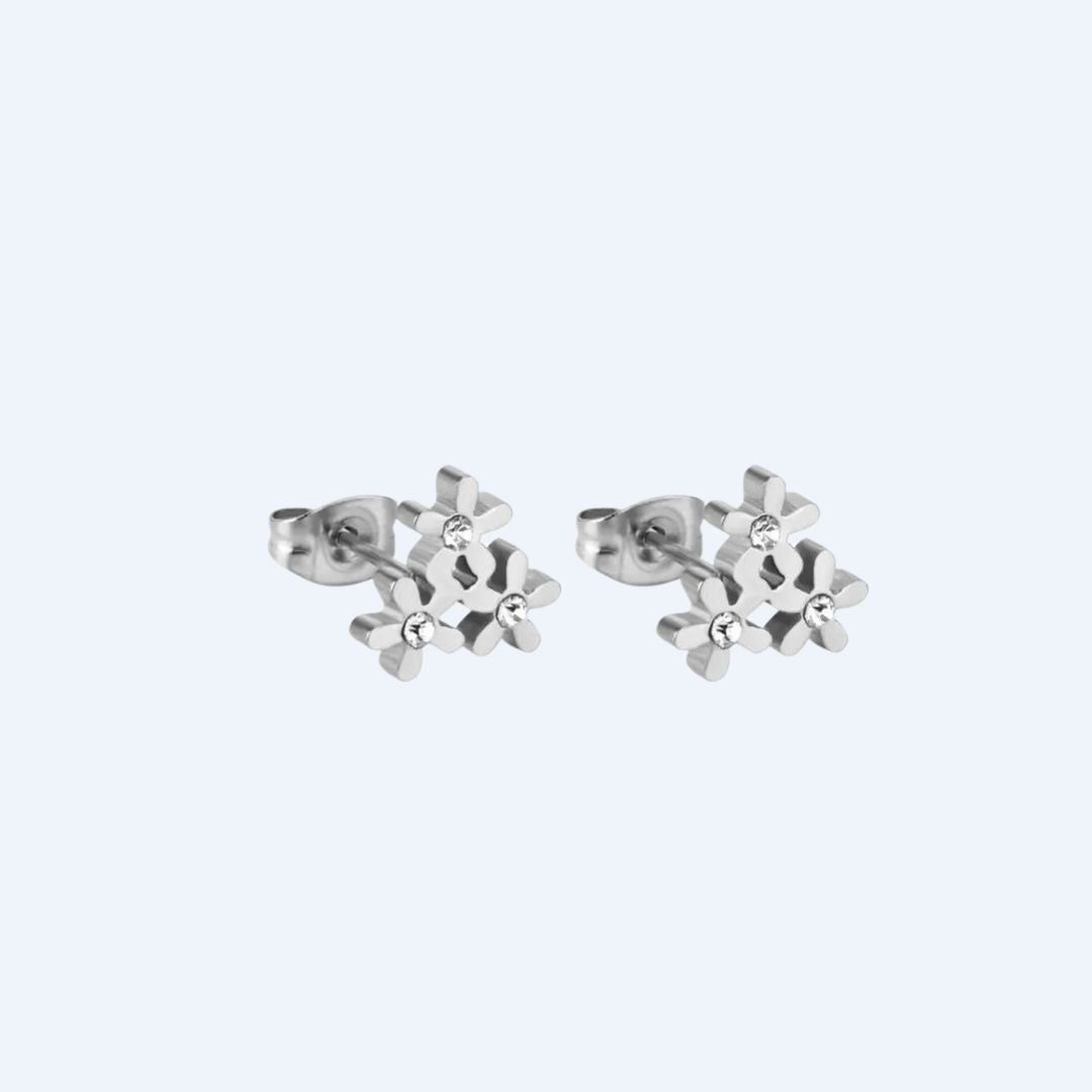 Daisy Cluster Sparkle Hypoallergenic Studs