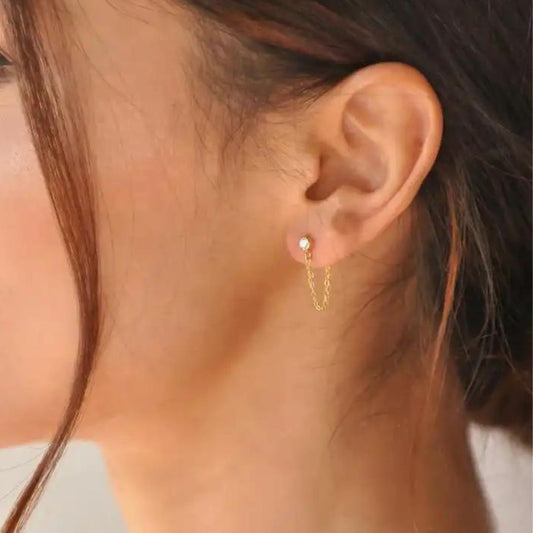 Mismatched Sparkle Drop Hypoallergenic Earrings