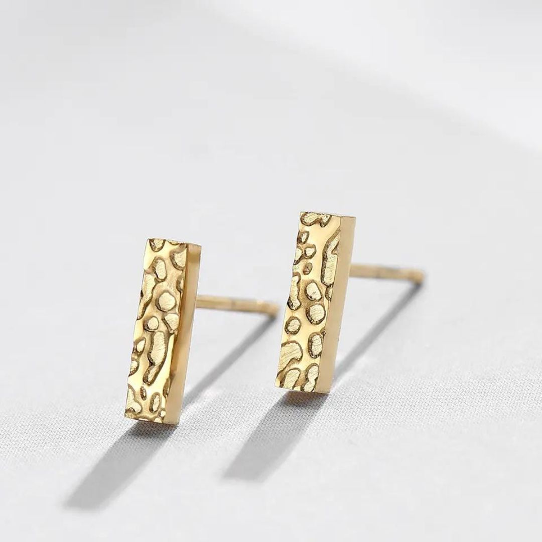 Hammer Stick Hypoallergenic Stud Earrings